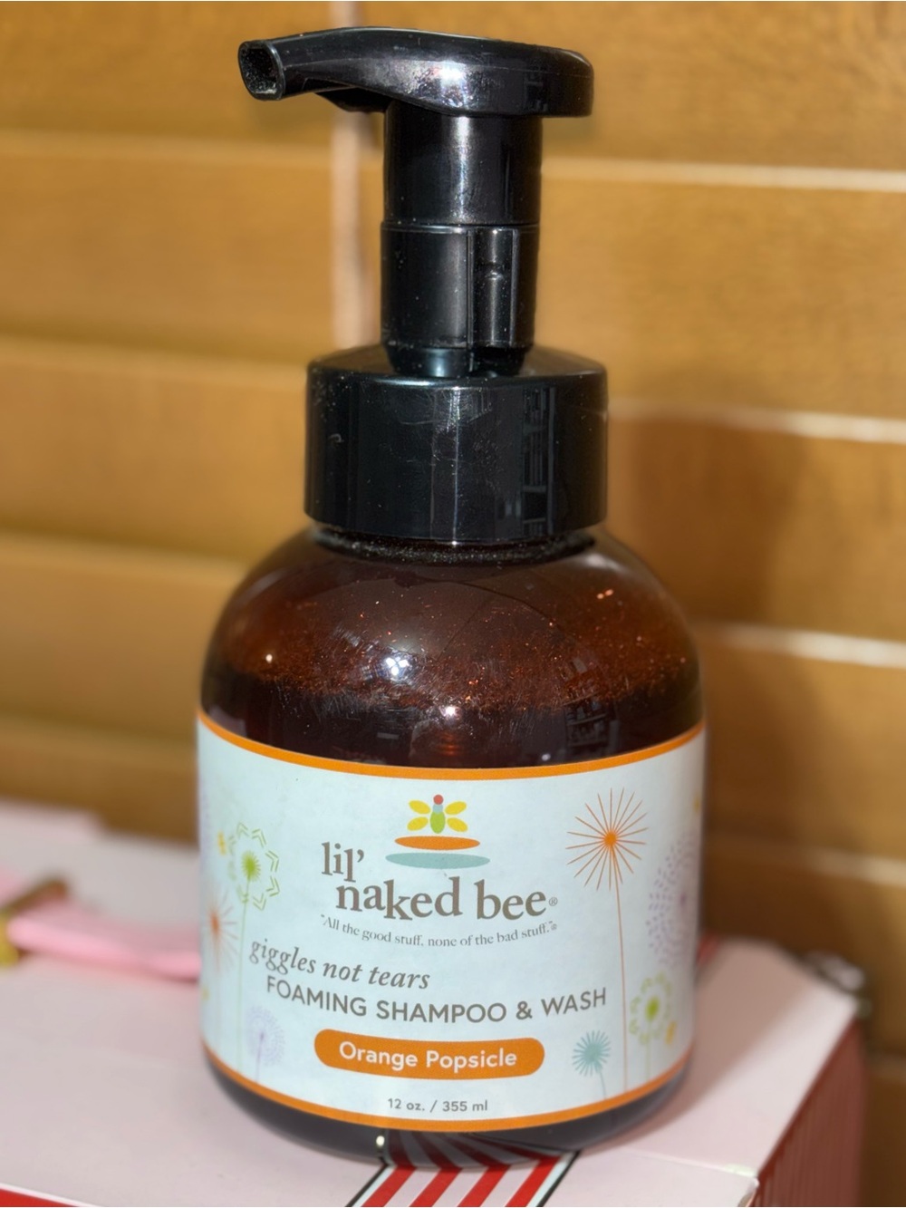 Lil' Naked Bee Orange Popsicle Foaming Shampoo & Wash